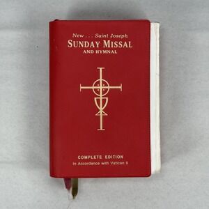 St. JOSEPH SUNDAY MISSAL AND HYMNAL Complete Edition 1986 Catholic Book Pub.